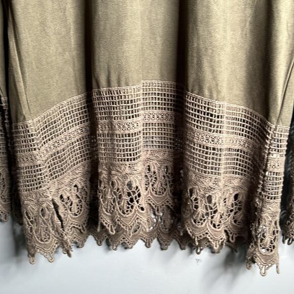 Hem and Thread Brown Long Sleeve Top Size Small - Picture 3 of 7